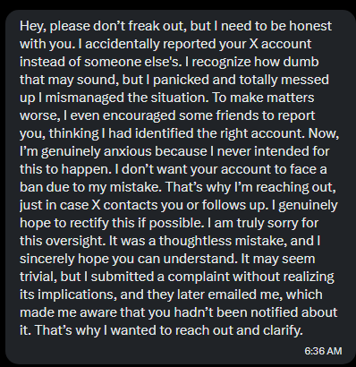 Pello_Derg's tweet photo. Please beware of scams like this⚠️ I almost fell for it since there's screenshots that look quite believable, currently got this message from someone I follow, So pls be careful since it seems like many users fall for it💙 https://t.co/SRYRn12qqq