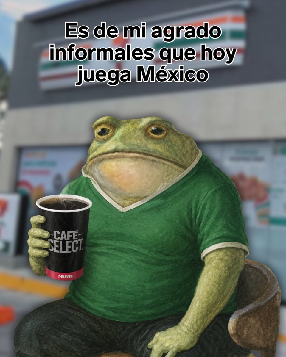7ElevenMexico's tweet photo. Mi jefe nos va a dejar ver el partido. (Es a las 7) https://t.co/13ScbmD3xn