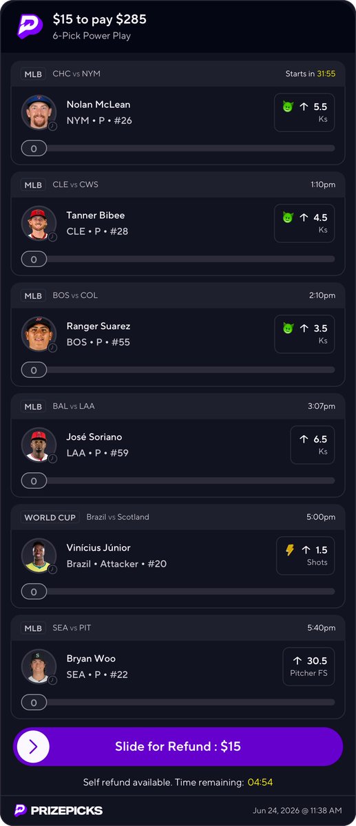MurkPicks's tweet photo. Copy my PrizePicks lineup using this link: 
https://t.co/rIP0RSEq56 https://t.co/ruoZI2XhUG
