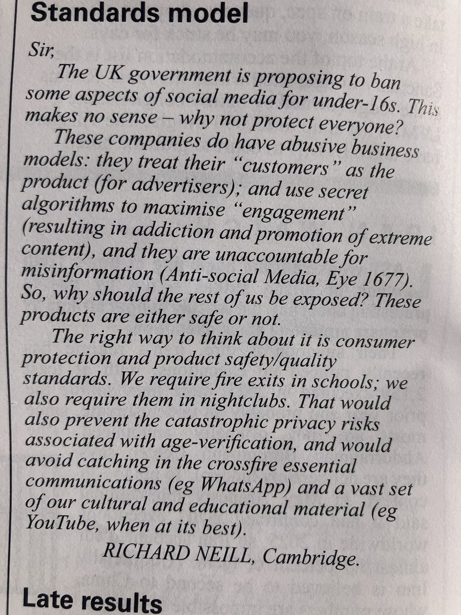 cjsnowdon's tweet photo. Ban social media for everyone, says Private Eye reader. What a fun loving lot they are. https://t.co/vguVZB105t