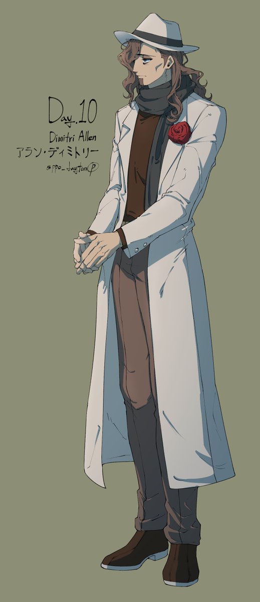 ppo_layton's tweet photo. 하루에 한장 레이튼 캐릭터 전신 그리기
10일차는 디미트리🥀 https://t.co/NyTZwcTdgY
