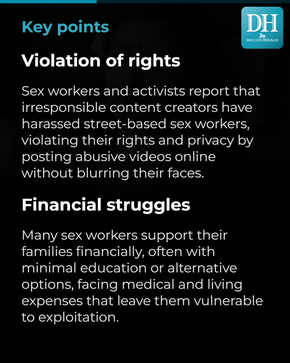 DeccanHerald's tweet photo. When does content creation cross the line?

Activists are raising concerns over viral videos that film and confront sex workers in Bengaluru, warning that such content can violate privacy, fuel harassment and undermine the dignity of an already vulnerable community.

#bengaluru #OnlineHarassment #sexworkers #sexwork