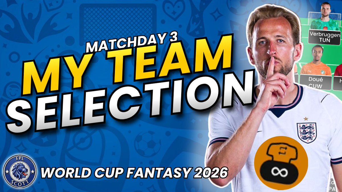 FPLScott_'s tweet photo. World Cup Fantasy Matchday 3

Wildcard Active! 🔥
Clean Sheet Odds ⛔️
Goal Projections ⚽️
Best picks for MD3

#WorldCupFantasy #MD3 #WCF

https://t.co/TP98Xw41C9 https://t.co/oG7SlvNSgf