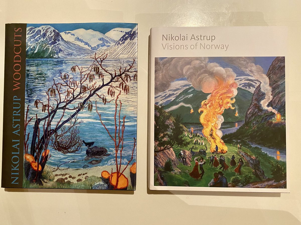 LakesideStudioK's tweet photo. 7月18日のLakeside Musicで取り上げる、
ノルウェーの画家ニコライ・アストルップの画集🇳🇴

アストルップの作品を目にしていると山と谷で閉ざされた秘められた世界へと誘われている⛰️

この画集は、昨年オスロで、絵画の持ち主である財団からいただきました。
当日も、会場で画集をご覧いただけます。 https://t.co/rLshKFhaM5