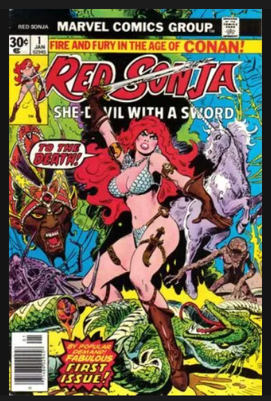 Misanthrope_Bot's tweet photo. @DnDOnTap If Conan can be clad in a loincloth and leather bracers, Red Sonja can accept the bikini armor. https://t.co/0CUm95yppf