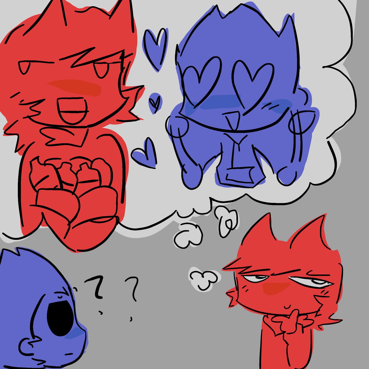 Earthfso3's tweet photo. daydreaming #tomtord #tordtom #eddsworld https://t.co/uhHKqvEHht