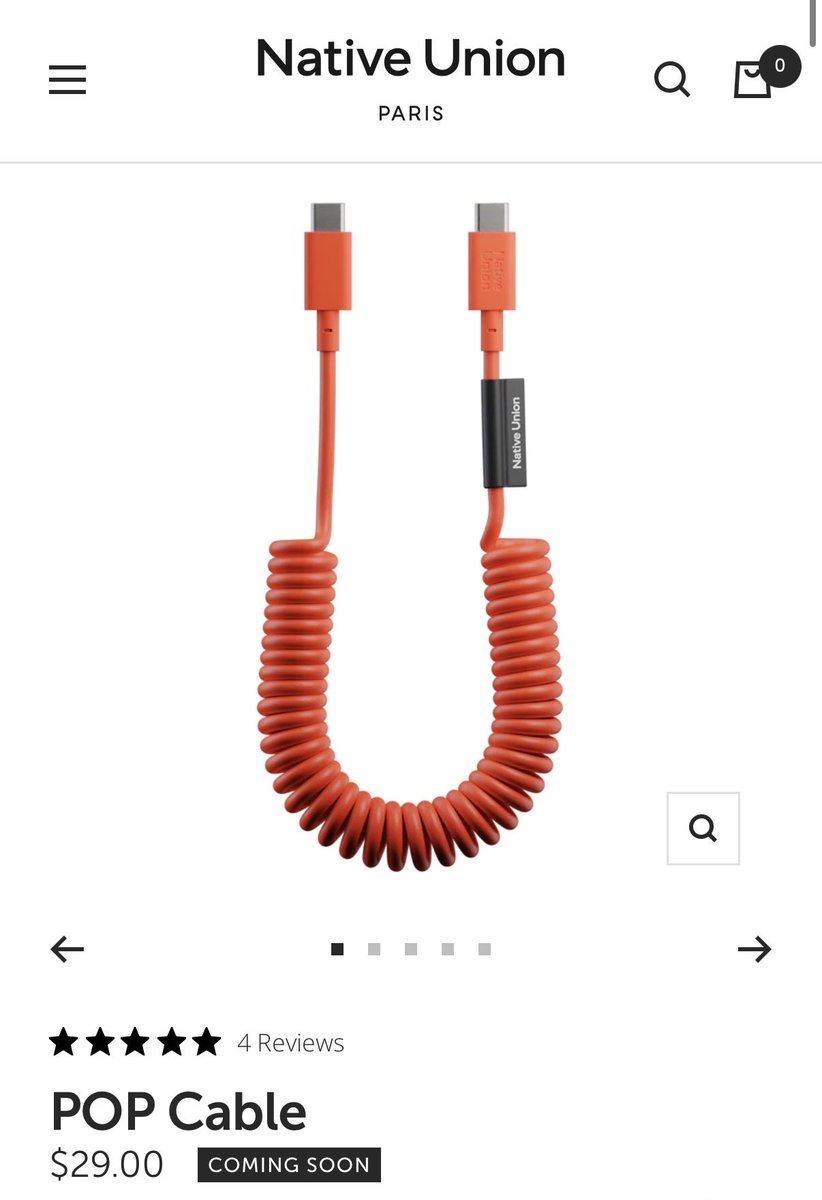 easloguide's tweet photo. This USB-C cable has a coiled design that keeps it flexible and tangle-free.

Would you use this? https://t.co/eiYrqfH2ZP