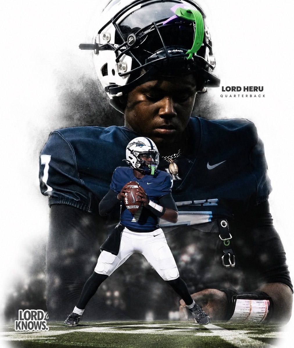 heru_lord's tweet photo. I was asked at camp, “What’s your story?”
Well here it is. Nothing has ever been handed to me. I have worked for everything I have, and I will never stop working, not even when I become the starting quarterback at a Division I program. #LordKnows #LordHeru #Class2029 https://t.co/TVcdQazGNn