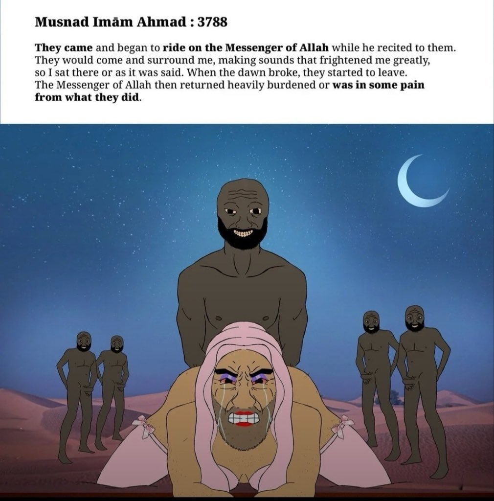 brownbear980's tweet photo. @BULL_ALK @HPhobiaWatch Your pedo prophet also loves dick. https://t.co/ijDHWaeKeK