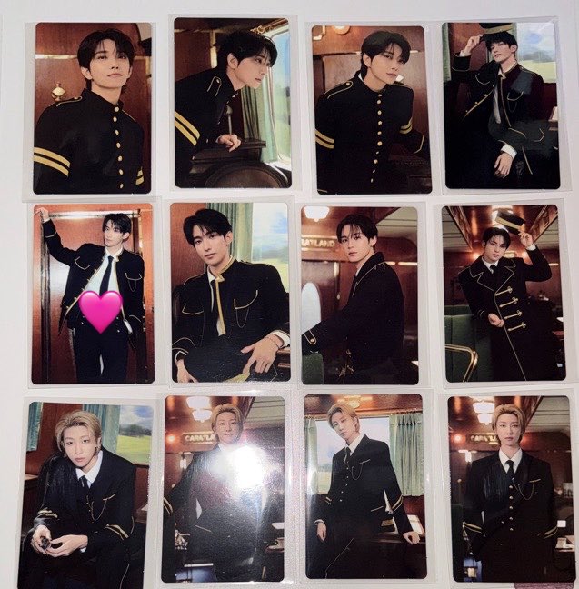 lee_r33's tweet photo. @jun_6108_coups セルカを激求しており、お恥ずかしながら通常トレカを良く拝見しておりませんでした…🥲セルカドギョムとお借りした画像🩷ドギョムと当方所持のジュンセルカ2:2の交換でも大丈夫でしょうか…？ https://t.co/GJyhq8iqoV