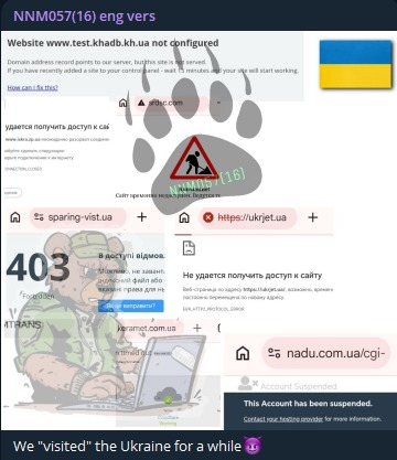 FalconFeedsio's tweet photo. 🚨DDoS Alert 🇺🇦

NoName claims to have targeted multiple websites in Ukraine.

•   Iskra Scientific and Production Complex
•   Kharkiv Aggregate Design Bureau
•   State Research and Design Shipbuilding Center
•   Lemtrans
•   Keramet
•   NVKP Sparring-Vist
•   ukrjet https://t.co/FiWB7F2rgV