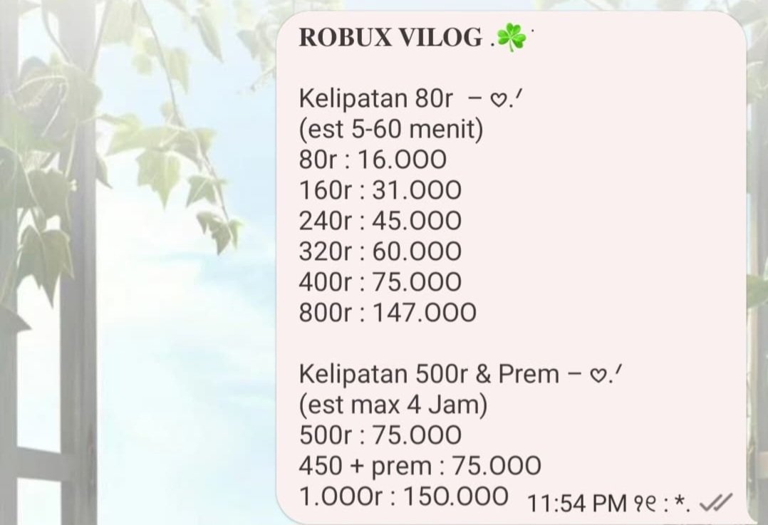 jie – jual robux 𖹭.ᐟ tweet media