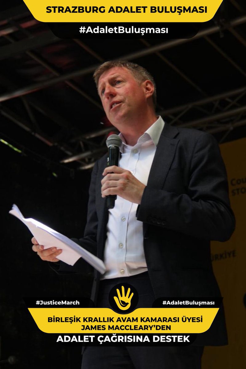 kornoktan's tweet photo. Birleşik Krallık Avam Kamarası üyesi James Maccleary den Adalet Buluşmasına destek ⭐️

@JamesMacCleary 

#AdaletBuluşması #JusticeMarch https://t.co/pqYp0Y2D8q