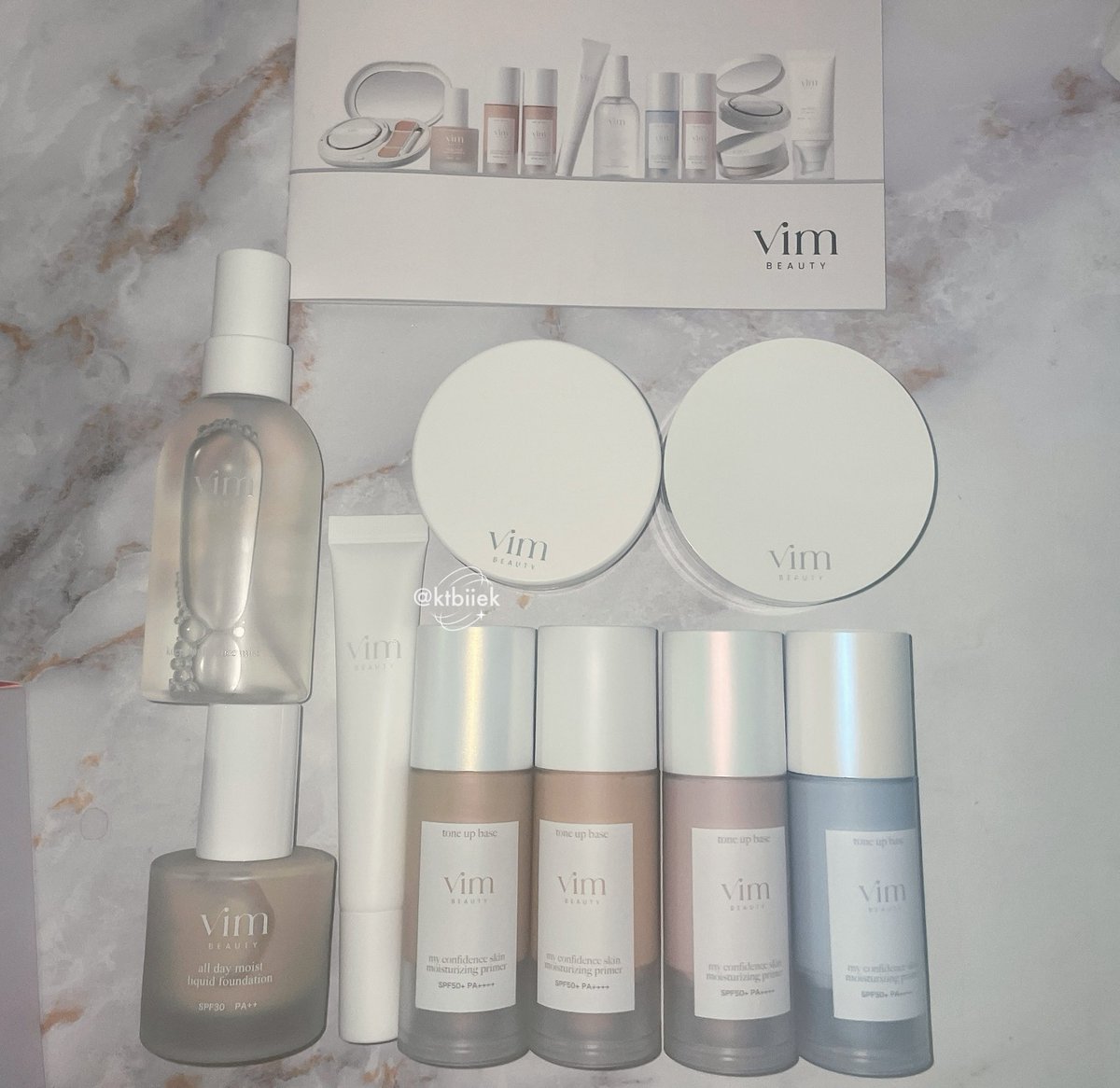 vim BEAUTYさまの豪華キャンペーンに当選し ベースメイクセット9点