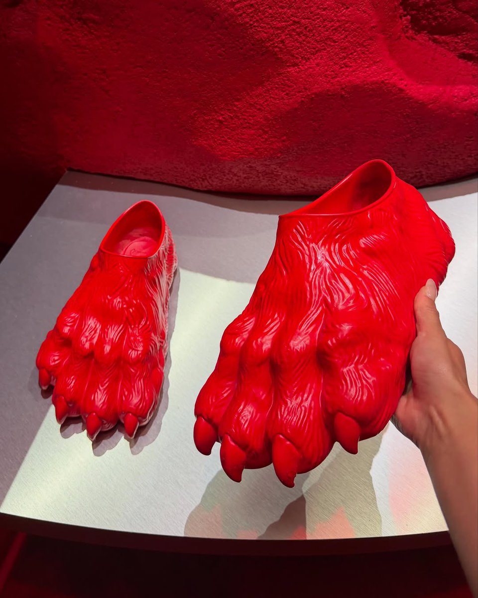 NoteSphere's tweet photo. Footwears by Jaden Smith 
for Christian Louboutin's Men's Fall collection. https://t.co/WO1W1kap2v