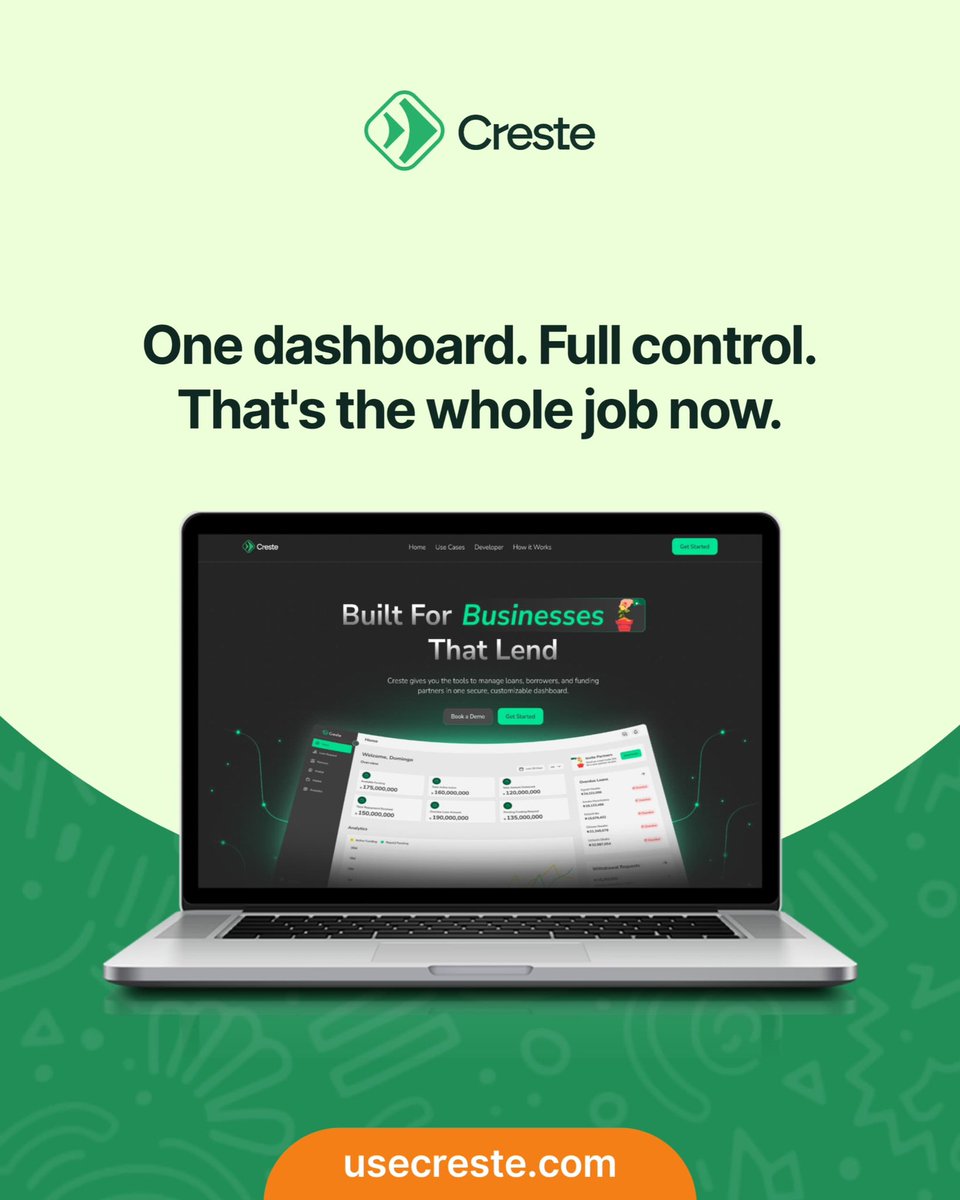 usecrestehq's tweet photo. Six moving parts. One dashboard. That is Creste. https://t.co/6CFOSDypOB https://t.co/2EKSNmVwff