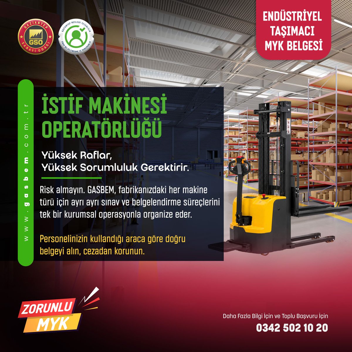 gasbem's tweet photo. ➡️ ENDÜSTRİYEL TAŞIMACI MYK BELGENİZ VAR MI❓

MYK Belgesi Alın, Ceza Müeyyidelerden Korunun! ⚠️

Gaziantep Sanayi Odası güvencesiyle sunduğumuz kurumsal çözümlerle yanınızdayız. 🤝 

Aşağıdaki alanlarda faaliyet gösteren tüm operatörler için MYK belgesi artık ZORUNLU:

(+++) https://t.co/GEFUW9xdMe