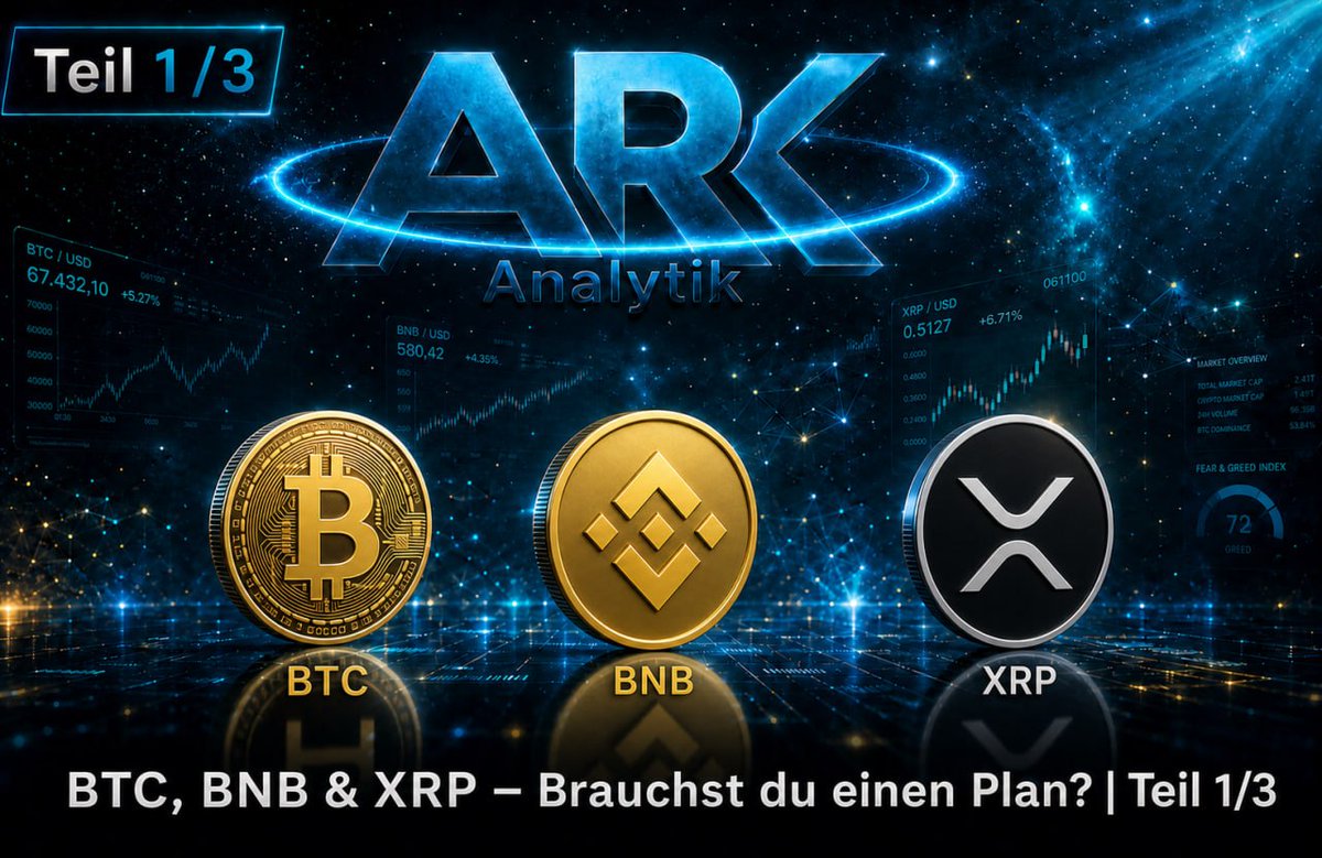ARK_Analytik's tweet photo. #BTC #BNB #XRP Aktuelle Analyse von Anders by ARK Analytik auf Youtube ⬇️

https://t.co/VtobMb4nMC https://t.co/FMw1FyV3Cp