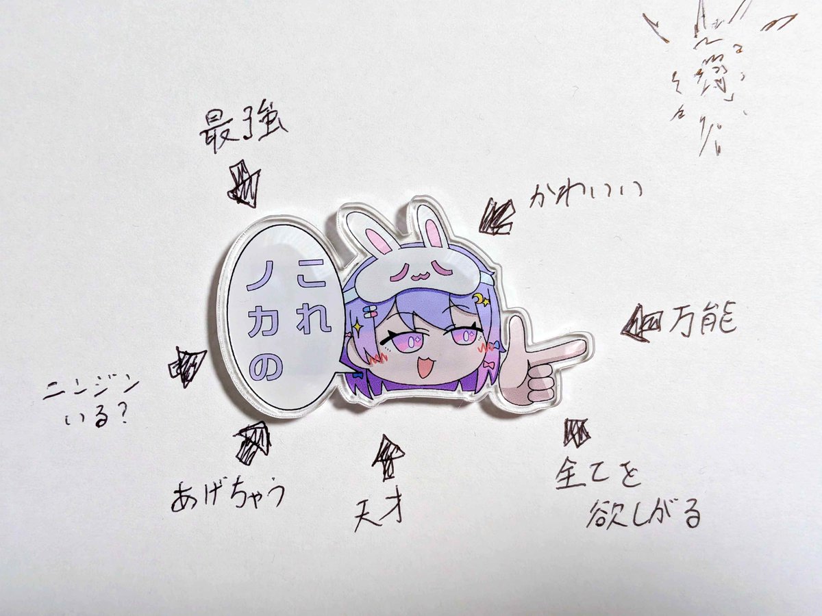 SomewhereNegi's tweet photo. みんなに絶賛使っていただいてる横領ノカちゃん！
なんと今までは左のモノだけ横領されてたところ、
右にあるものも横領してもらえるようになりました！
ちょ～っとだけ値上がりしちゃってますが、ぜひお手に取りください!!!
https://t.co/PVt6lPvgd7
#聞いてよノカちゃん https://t.co/1IoCYprPdR