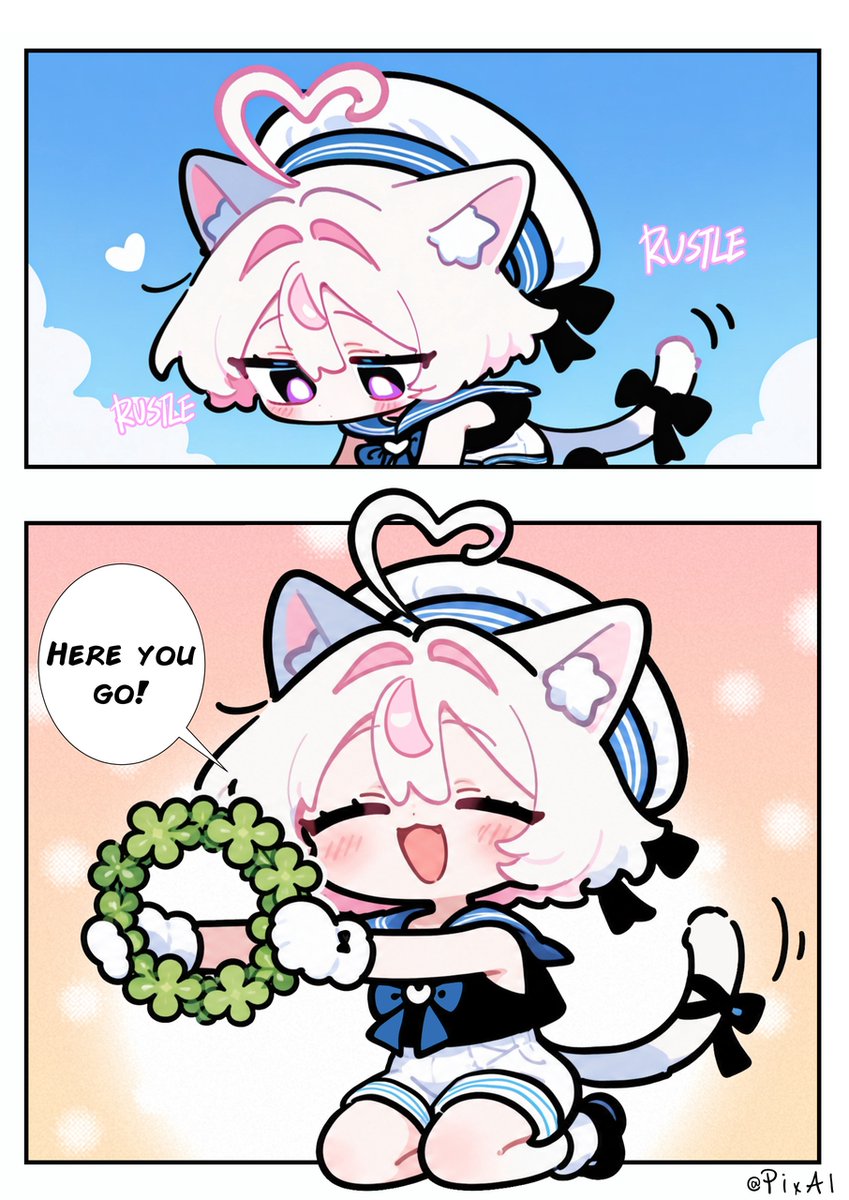 PixAI_Official's tweet photo. [MioComics] 

Only Mio can give me this kind of energy. 

#MioComic https://t.co/LPCOPbVC9g