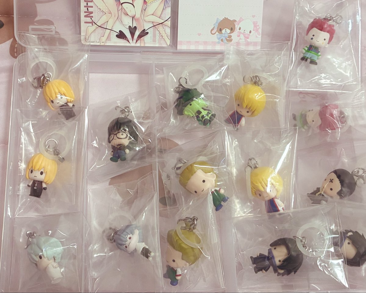 xnljz's tweet photo. 交換♥めじるしアクセサリー
mikko サンリオ シュガーバニーズ
ハンターハンター HUNTER×HUNTER

譲 画像のもの（出し惜しみあり）

求 リプ

その他ピンク系めじるし検討します。

郵送希望

opp袋に入れてますが初期袋の傷汚れある場合があります。気になる方はご遠慮下さい。 https://t.co/BeMPBC0Zkx