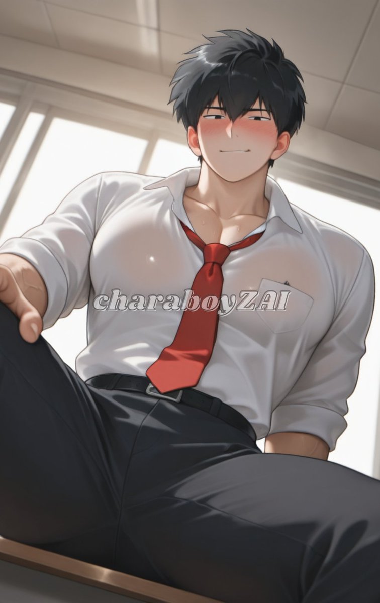 charaboyzai's tweet photo. #SouOtogiri🥵

( more on my patreon )
#AIart #BL #Gay #NSFW #R18 #Chudai #yaoi #yaoiAI #charaboyzai #GoForItNakamura! https://t.co/5bpO7ZJuxJ