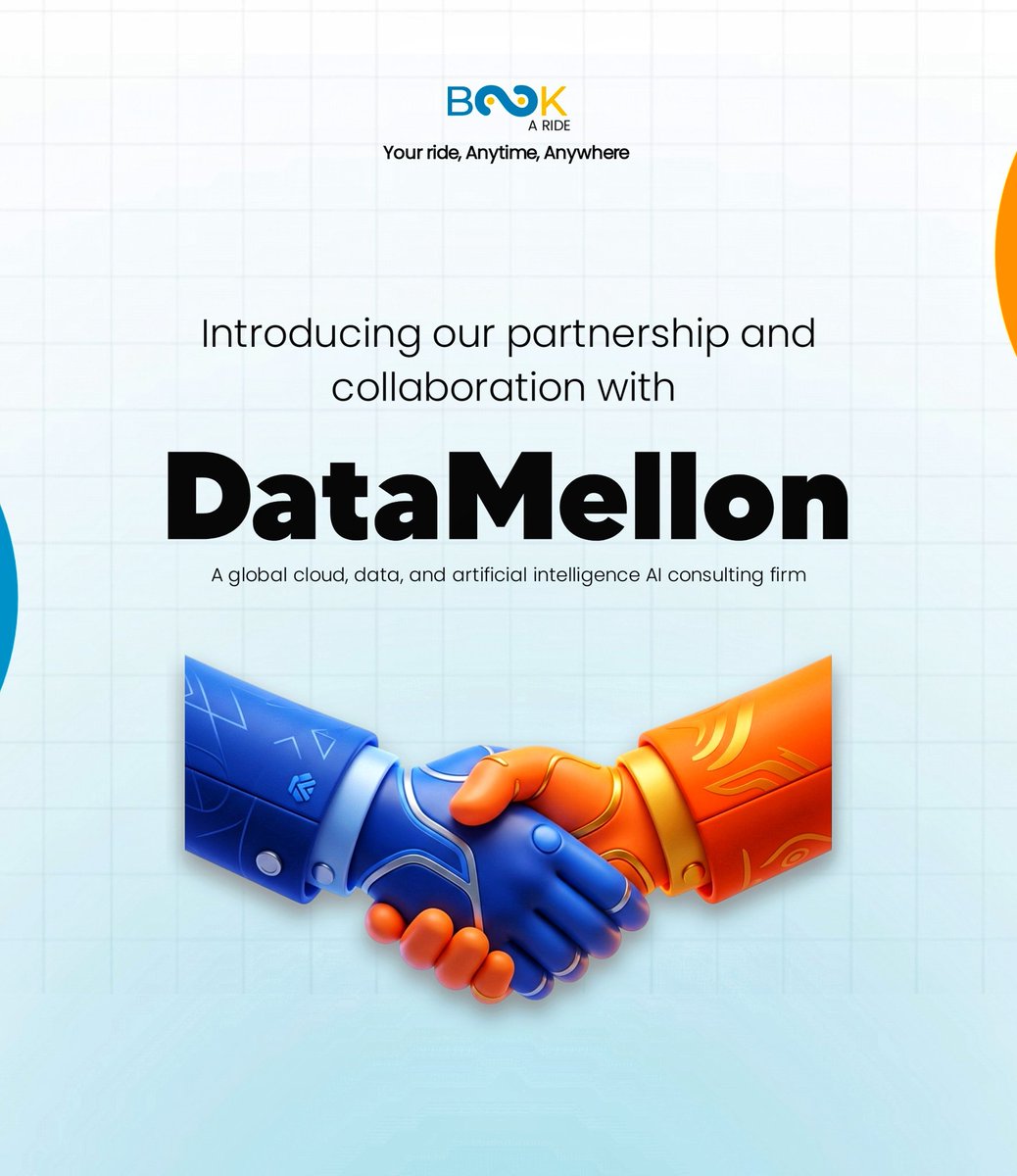 bookaride01's tweet photo. When we started BookaRide, it was simply an idea born from a problem we experienced ourselves.
Today, we're Happy to share another step in this journey through our partnership with "Data Mellon".
We are excited for more!!!!
#BookaRide #DataMellon #Partnership #StartupJourney https://t.co/AQxuk25ax5