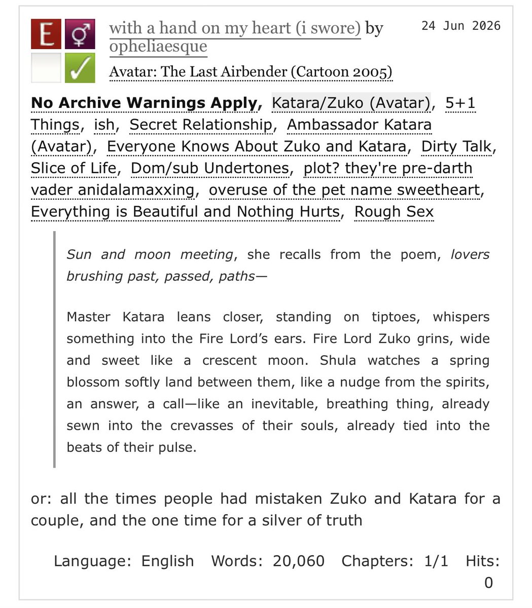 tzutaras's tweet photo. just opened ao3 mhm yep #seated https://t.co/SzUUNQHP7g