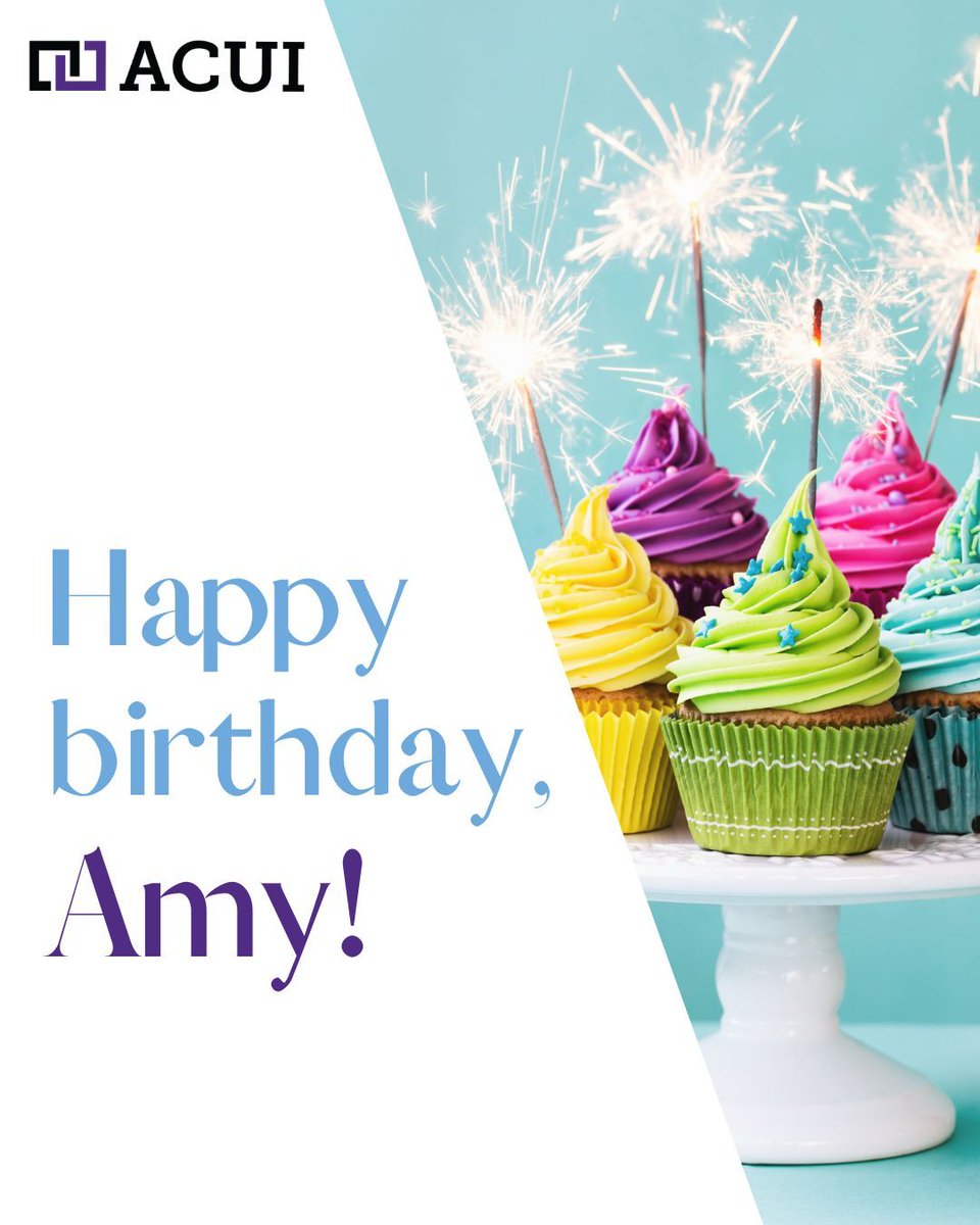 ACUItweets's tweet photo. Happy birthday to #ACUI Educational Program Manager Amy Morgan! https://t.co/EYQ0sEjE8L