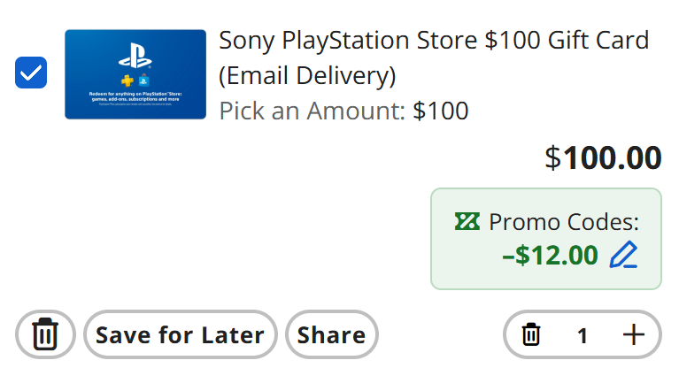Wario64's tweet photo. Grand Theft Auto VI (PS5 Digital) is ~$70/$88 Standard/Ultimate with Newegg PSN gift card deal ($100 gift card for $88 w/ code FTTF6933 https://t.co/5WzKrsDFPf #ad

15% off PSN gift cards at Costco (GTA6 $67.99/$84.99) https://t.co/dylRQwdJOp https://t.co/EpTjgHRZGd