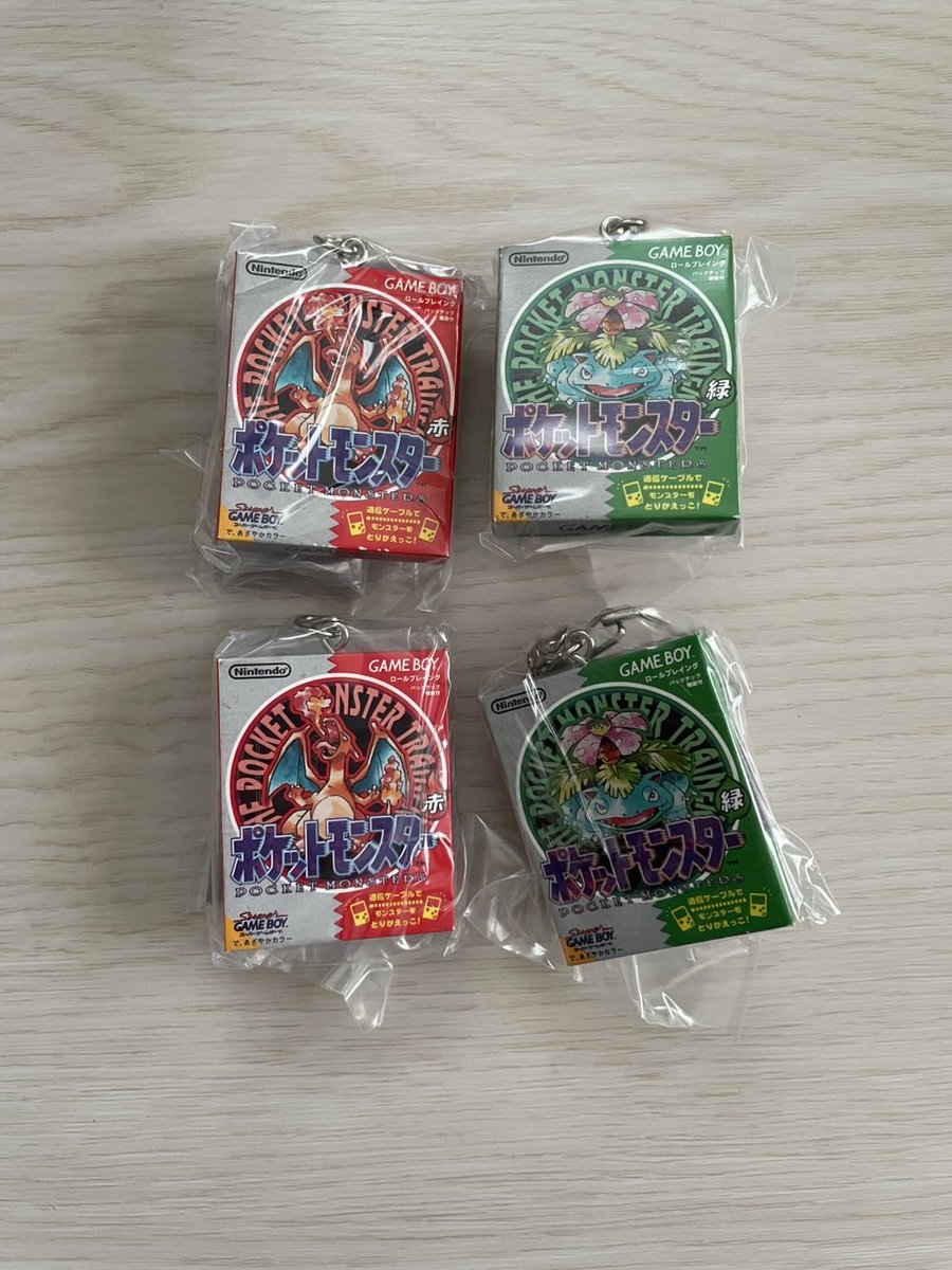 hoouwa's tweet photo. 【交換】 ポケモン ポケットモンスター ポケセン パッケージ＆カートリッジキーホルダーコレクション

(譲) 赤、緑、サン、ムーン、X、ルビー
(求) サファイア、Y＞銀(各1ずつ)

郵送交換又は、札幌手渡し希望。
難しいとは思いますが、よろしくお願い致します。
検索からでもお気軽にお願いします！ https://t.co/pWa8qdfVd0