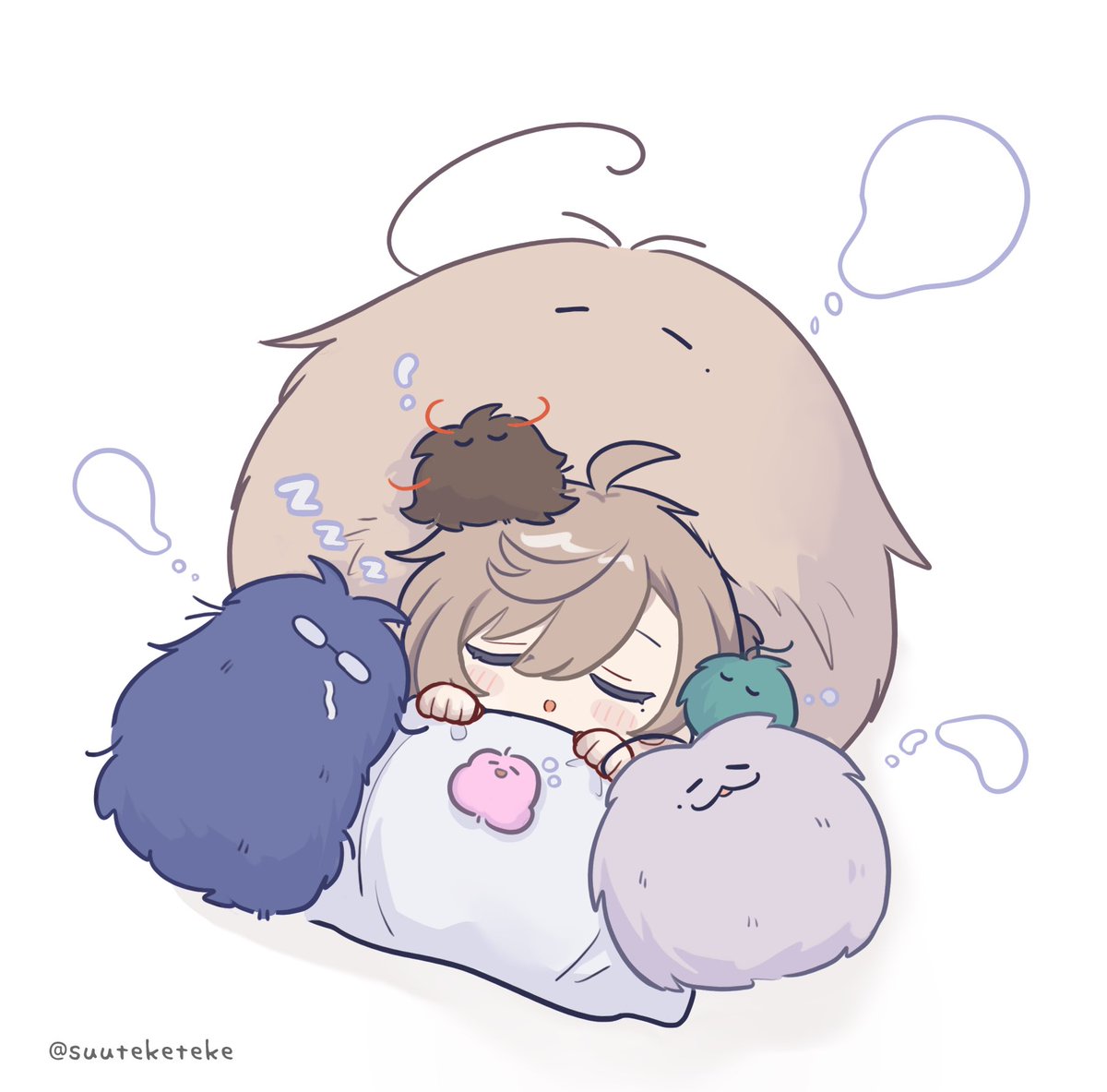 suuteketeke's tweet photo. Zzz‥ᐝ https://t.co/z2biYmkK2I