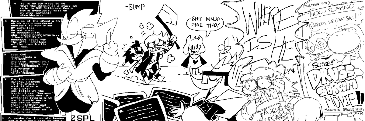 our deltarune comic tweet media
