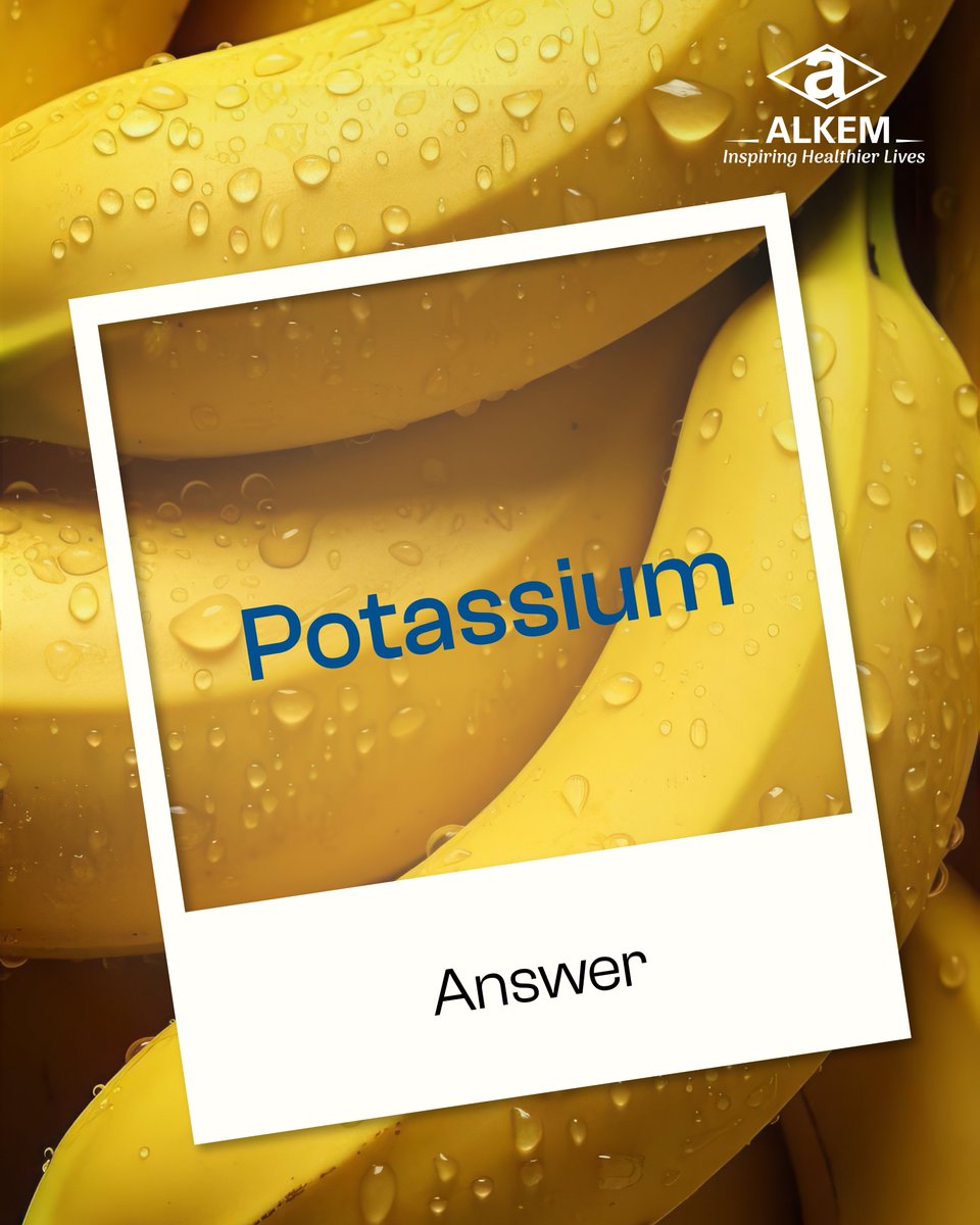 Alkem_Lab's tweet photo. A vital nutrient that supports muscle contractions, nerve communication, and overall body balance.
What's your guess? Drop it in the comments.

#Alkem #InspiringHealthierLives #Riddleoftheday https://t.co/o3IpRi7Lcs