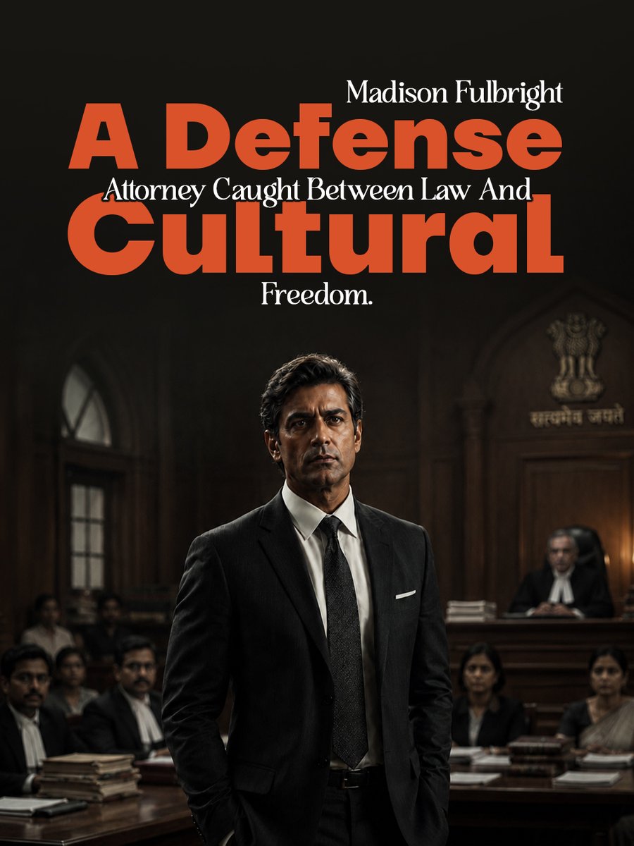 BWestrate's tweet photo. Madison Fulbright doesn’t walk into court with easy answers.

He stands where law, belief, and cultural freedom collide, and every argument changes the weight of justice.

#MadisonFulbright #LegalDrama #CourtroomDrama #CulturalFreedom #Bookstagram https://t.co/3Ji4WTXrQk