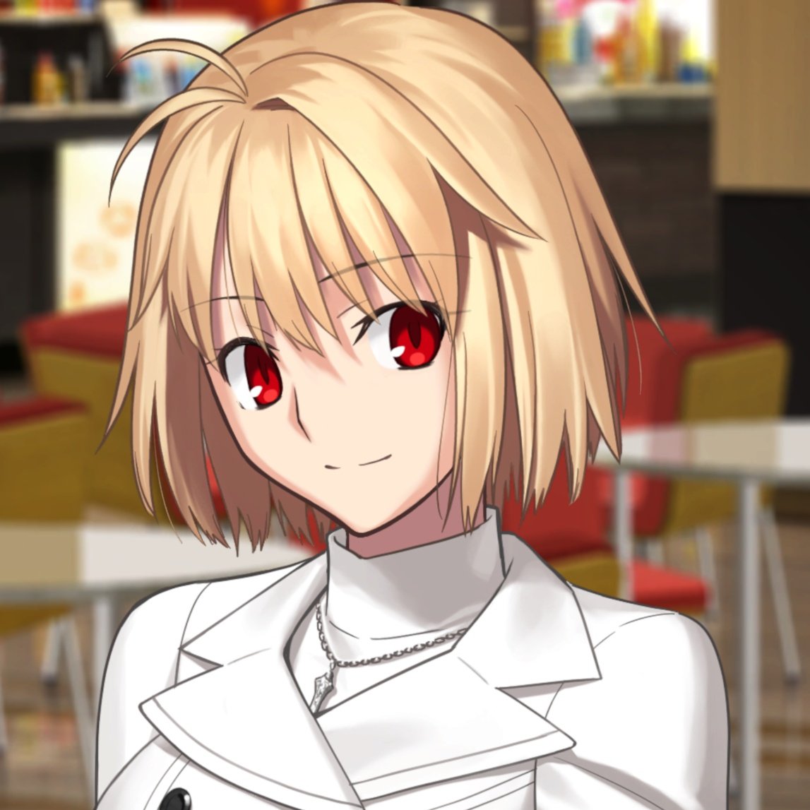 casdotxo's tweet photo. she's smiling because she loves shiki #tsukicas https://t.co/cta3QDHYRq