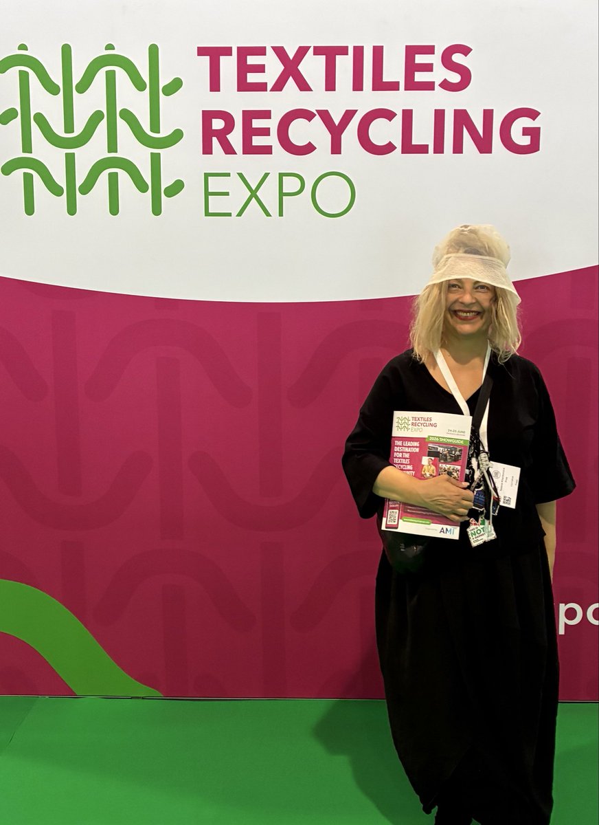 Yelena214's tweet photo. Let’s kick-off with this annual Textiles Recycling Expo, which started today at Brussels Expo and combined with Future Fabrics Expo-2026! https://t.co/zkhOOYSmNL