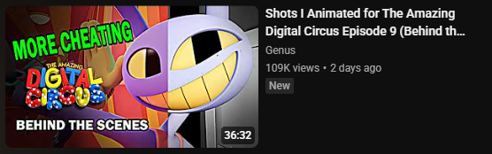 chompotron's tweet photo. Its insane to animators posting extensive BTS of their shots on The Amazing Digital Circus , within DAYS of the final episode releasing, ON THEIR OWN CHANNELS. if I did this for RWBY, Rooster Teeth HR would have nuked me from orbit https://t.co/ZymOsVvDE7
