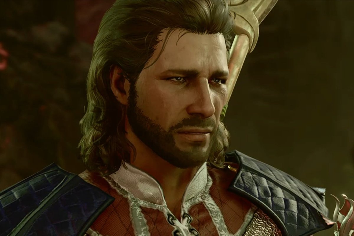 lumalangoy_'s tweet photo. you're in a puppy eye competition and your opponent is Gale "The Rizzard of Waterdeep" Dekarios https://t.co/E3cxtK5StJ