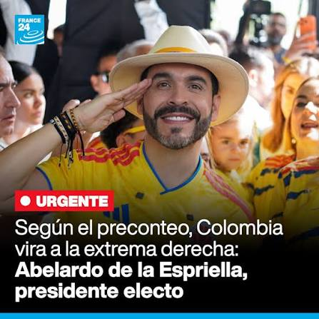 PackergabH's tweet photo. Ahora tenemos un nuevo enemigo en Sur America. Nuestros vecinos colombianos no aprendieron ni entendieron a pesar de tener como vecinos a Argentina, Ecuador, Peru, etc.
Lo peor de todo, acaban de regalar su patria a los gringos y sionistas. Una verdadera lastima. https://t.co/FqNRnT9xe0