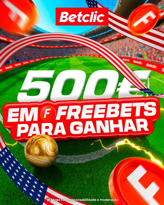 BetclicPortugal's tweet photo. 🇵🇹 PORTUGAL DE MÃO CHEIA! 🤩

Para celebrar a primeira vitória da Seleção, temos 500€ em Freebets para oferecer! 🔥

✅ Segue a @BetclicPortugal 
🔄 RT e LIKE neste post
✍️ Diz-nos nos comentários quem foi o MVP de Portugal + Username

Pago dia 26 de Junho às 15h. https://t.co/0Fte2C5WCL