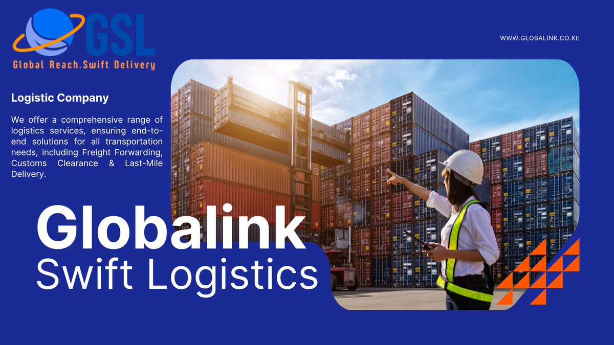 GlobalinkSwift's tweet photo. Your cargo deserves more than just transportation, it deserves a logistics partner you can trust. From anywhere in the world to your desired destination, we deliver reliability, efficiency, &amp; peace of mind.

Where is your next shipment coming from?

#Logistics #FreightForwarding https://t.co/E6XkQTPzR0