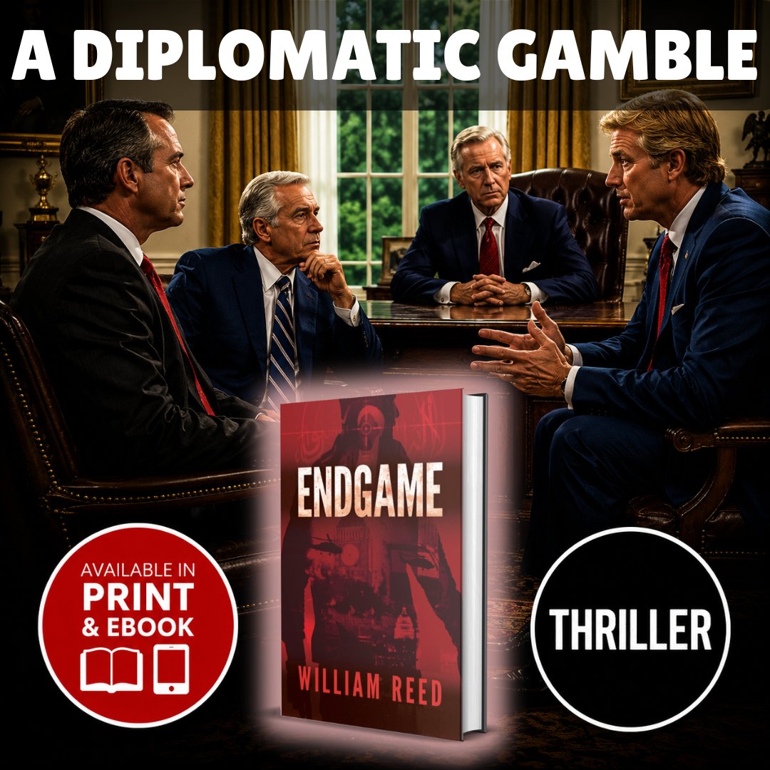 TwBookClub's tweet photo. Nathaniel Jameson presents a radical plan to destroy al-Qaeda. A missing nuclear warhead turns his mission into a desperate bid to avert catastrophe.

Get William Reed’s “Endgame” now!

Follow: @WReedEndgame https://t.co/4e9SFZMNGB