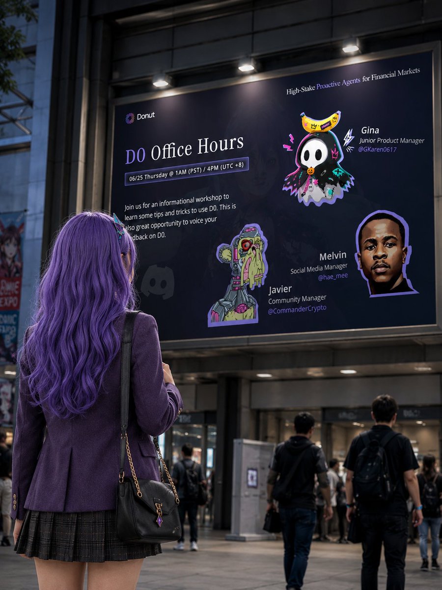08pillows's tweet photo. Excited to see what the @DonutAI team is cooking. definitely worth tuning in tomorrow to learn more about D0.

Thursday June 25 · 1AM PST / 4PM HKT 
Glazing Stage · Donut Discord (https://t.co/JNm7w3jjFL)
Special guest: @GKaren0617 on the mic for live Q&amp;A

See ya tomorrow guyz https://t.co/7N5K4NxyQi