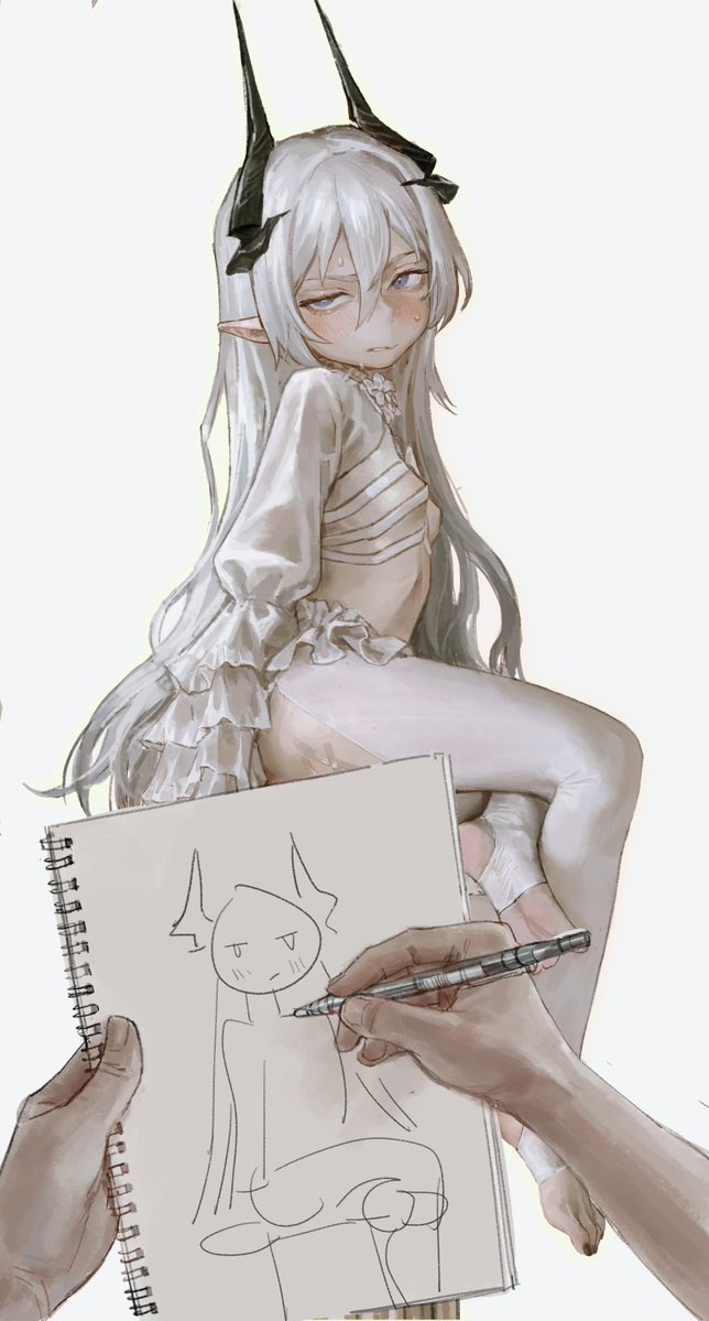 jikongmingxi's tweet photo. 万粉感谢，尽情的享受来自神秘高手画的傲娇念念吧😋 https://t.co/f8TlF51MgJ