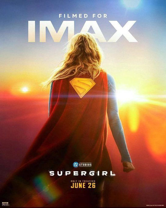 jingu53262's tweet photo. The wait is almost over! 🦸‍♀️

Milly Alcock is finally ready to take flight in #Supergirl. The DCU is about to get a major shake-up this Friday!

Hitting US theaters on June 26. Drop your hype levels from 1-10 below! https://t.co/kqwIJgHWAz