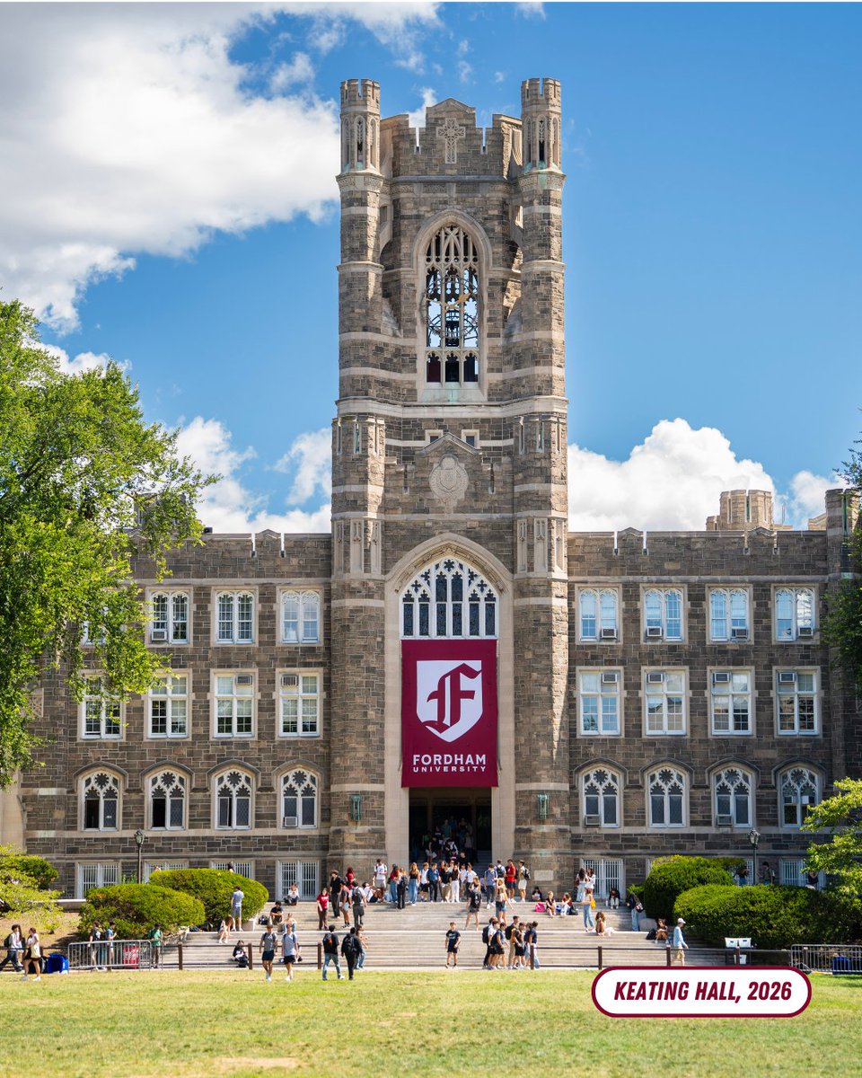FordhamNYC's tweet photo. Happy Birthday, Fordham! 185 never looked so good! 🎊 🥳 https://t.co/8ls6k0gGJF