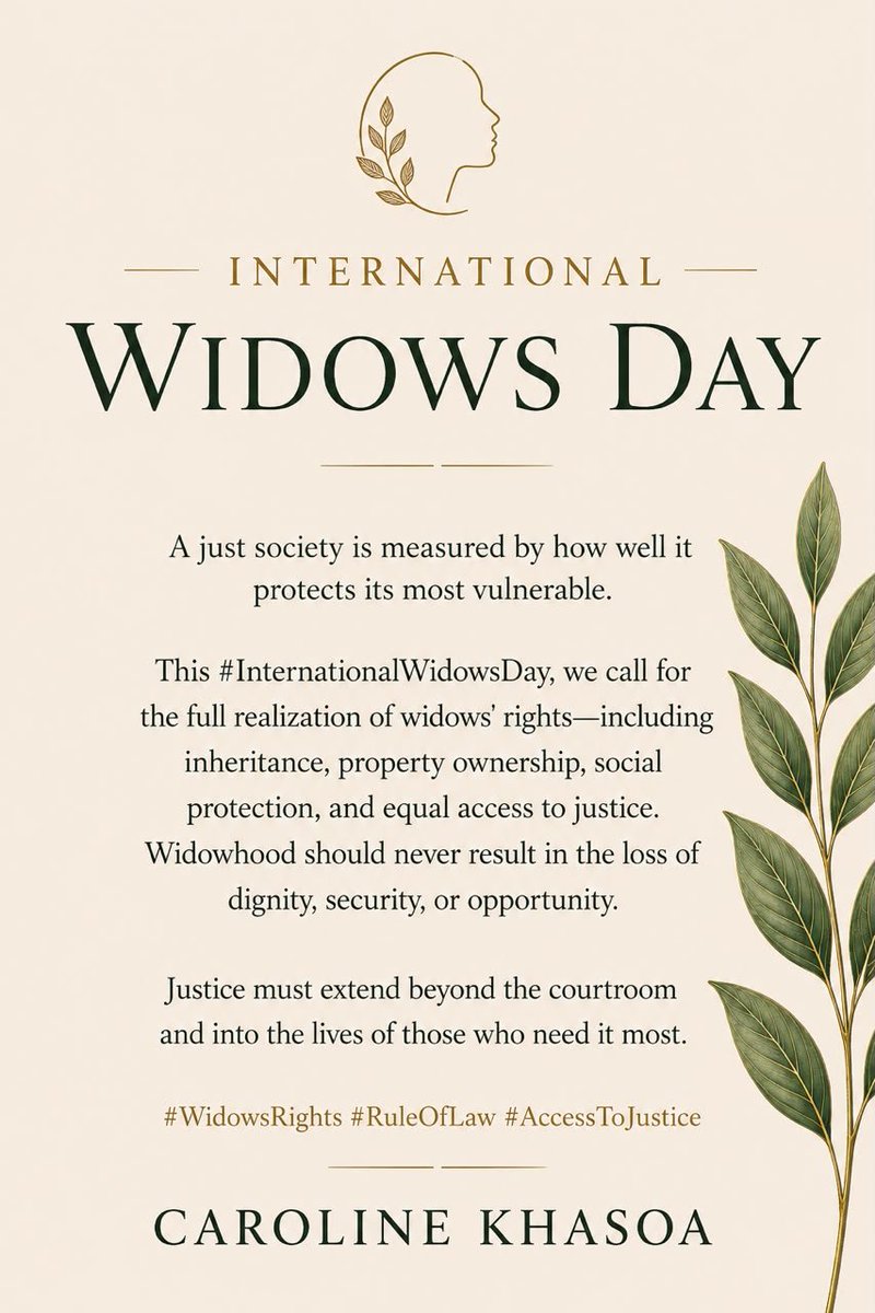 adkhasoa's tweet photo. #Widowsrights
#RuleofLaw
#AccesstoJustice
#TeamCK https://t.co/My9YngpSb4