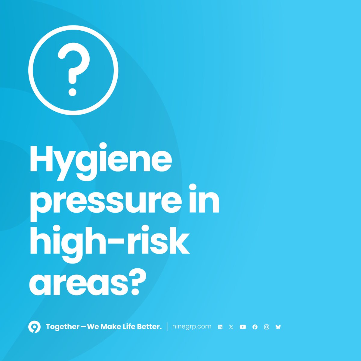 ninegrp's tweet photo. Busy healthcare spaces do not give teams much room for error.

 https://t.co/HF4Y0qzfPD

Together — We Make Life Better.

https://t.co/j5vakkRZKK

#HealthcareHygiene #IPC https://t.co/3nzJZ5LKAD