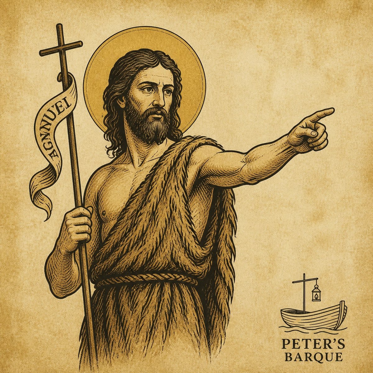 petersbarque's tweet photo. John the Baptist had no ring light or "personal brand." Just camel hair, bugs, and a mission to point away from himself. "He must increase, I must decrease" (John 3:30) is the ultimate anti-influencer strategy.
#StJohnTheBaptist #Catholic #Solemnity #PetersBarque https://t.co/DTR8i8wcM5